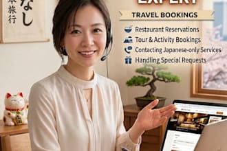 help with reservations and travel in japan