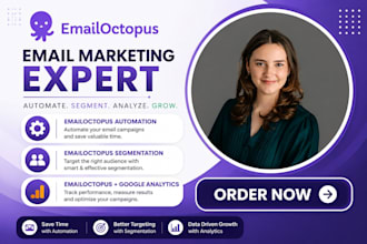 setup emailoctopus automation segmentation emailoctopus google analytics