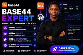 base44 expert base44 bug fix base44 integration base44 to wordpress migration