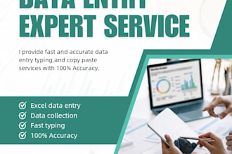 do fast and accurate data entry and typing work