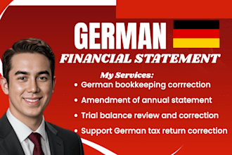 do german bookkeeping correction and amend annual financial statements