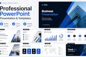 design professional powerpoint presentation or powerpoint template