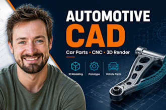 automotive cad, car part modeling, cnc prototype, vehicle component rendering 3d