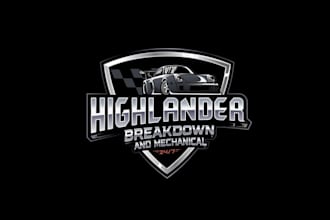 design a professional mobile mechanic logo with automotive
