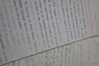 create aesthetic handwritten notes professionally