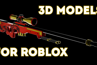do 3d model, ugc, character for roblox