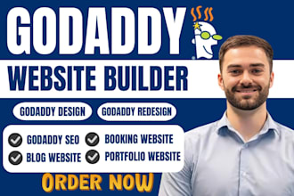 godaddy website design, godaddy redesign, godaddy seo and website development