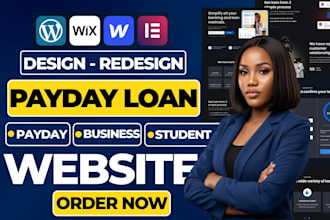 design converting payday loan website student loan mca business loan website