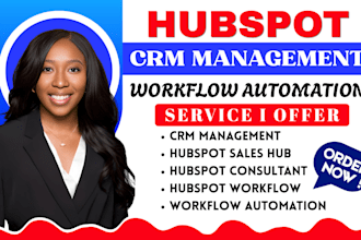 be your hubspot CRM expert with setup automation workflows sales hub