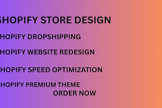 build a professional shopify store