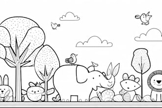 design coloring book pages for children