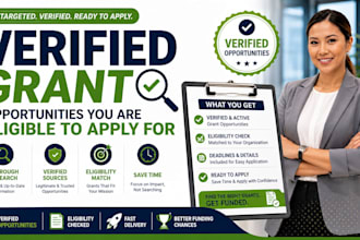 find verified grant opportunities you are eligible to apply for