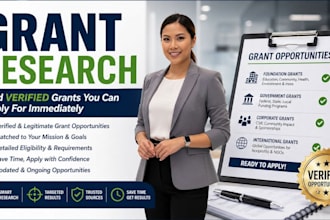do grant research and find verified grants you can apply for immediately