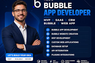 develop a high converting bubble io saas mvp web app