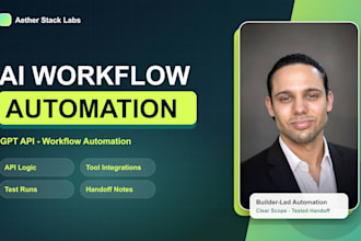 build a focused ai workflow automation or gpt integration