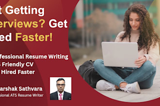 write ats friendly resume CV and cover letter
