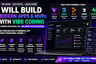 build mvp apps, automation systems and saas with no code and ai