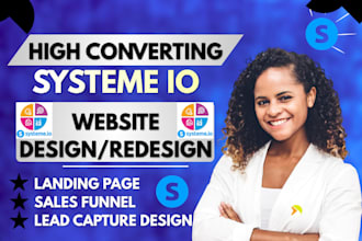 create systeme io landing page systeme io sales funnel systeme io website expert
