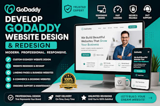 develop godaddy website design godaddy website redesign godaddy website