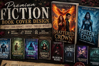 create a mystery, thriller, crime cover design paranormal romance book cover
