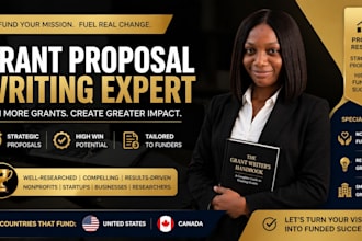 write winning nonprofit grant proposals for USA and canada funding