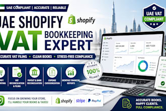 handle ecommerce bookkeeping uae shopify vat reconciliation and tax reporting