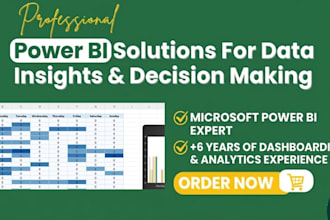 create professional power bi dashboard, data visualization, and report