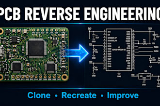 reverse engineer pcb and recreate schematic, layout and gerber files for cloning