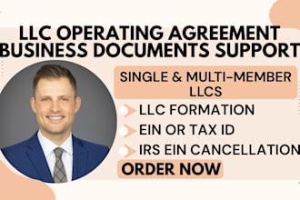 prepare your llc operating agreement and business documents
