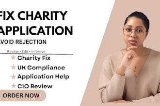 review and fix your UK charity application to avoid rejection
