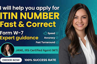 help you apply for itin number fast and correctly w7 expert
