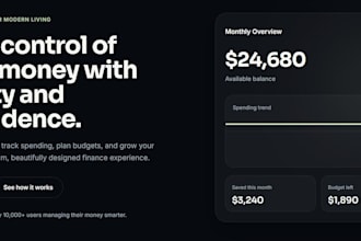 build a modern responsive saas landing page in webflow