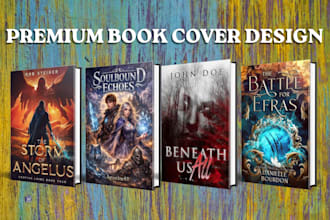 design premium fantasy book cover art, dark fantasy, gothic, litrpg cover design