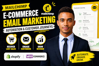 mailchimp ecommerce automation customer journey email flows setup