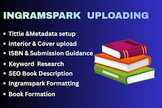 format your book for ingramspark,  lulu and amazon