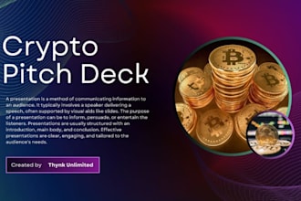 create fintech app presentation crypto wallet pitch deck web3 investor deck