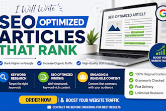 write SEO blog articles in arabic, french and english
