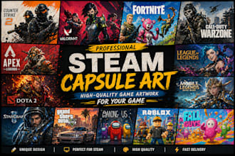 do steam capsule cover art steam game art  concept and game art illustrations