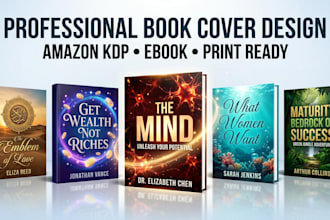 do book cover design, ebook cover design, kdp cover design
