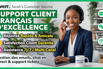 handle your customer service via chat, email or calls