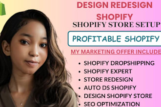 build high converting shopify dropship store with auto ds, seo premium design