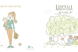 design kids logo and baby brand for children shop or website