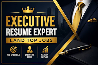 write ats executive resume for csuite vp and director roles