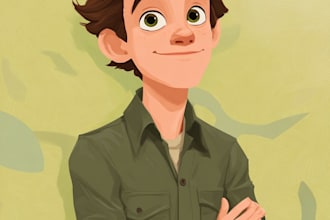 do disney cartoon portrait