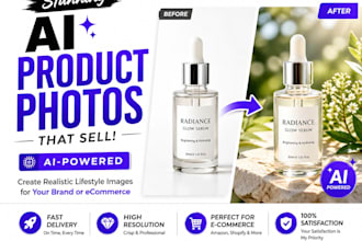 ai product photos or lifestyle images for your brand or ecommerce