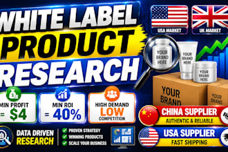 do white label product research for ebay usa uk