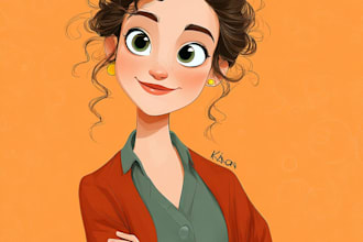 draw disney cartoon illustration