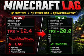 fix minecraft lag and boost server tps