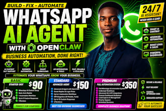 do whatsapp ai agent openclaw moltbook and fix claw bot for business automation