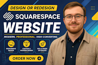build squarespace website, design squarespce website development for salon, spas